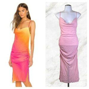 Lovers and Friends Horn Midi Dress - Blush Pink